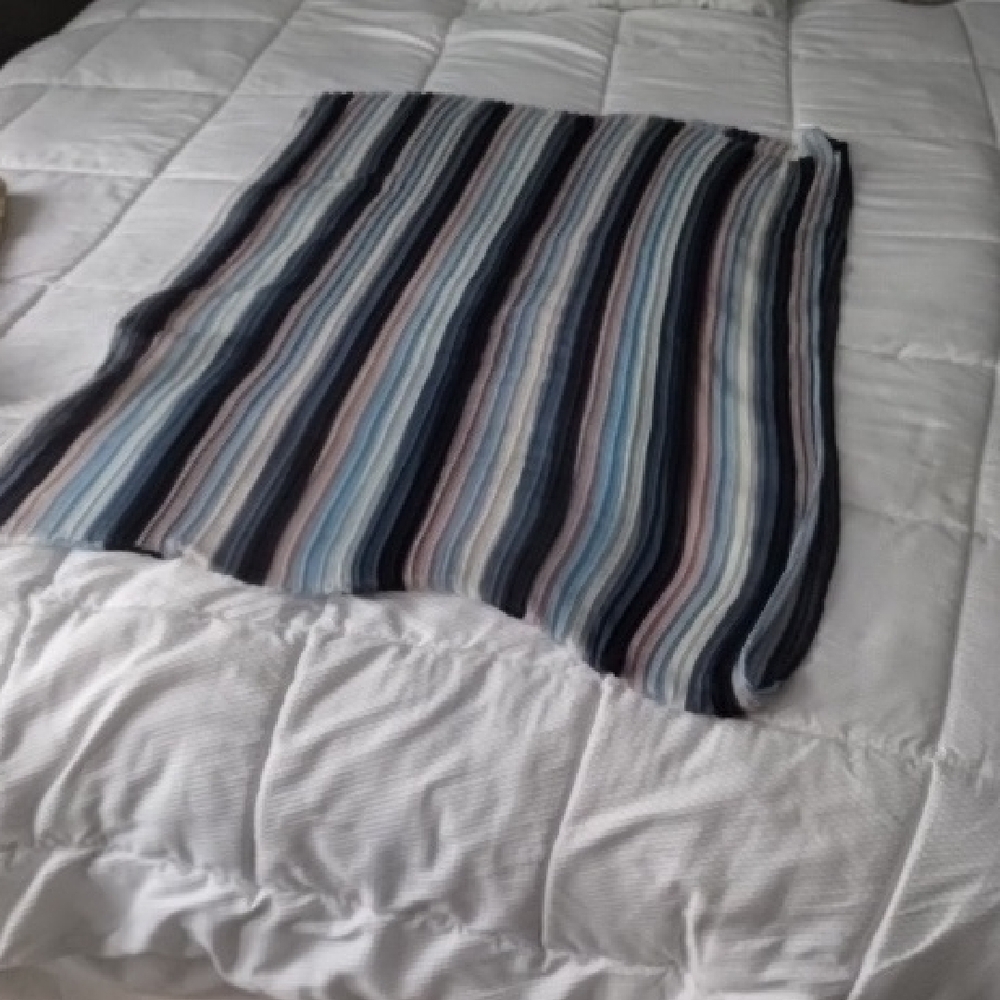 Striped Multicolor Scarf - Picture 3 of 5